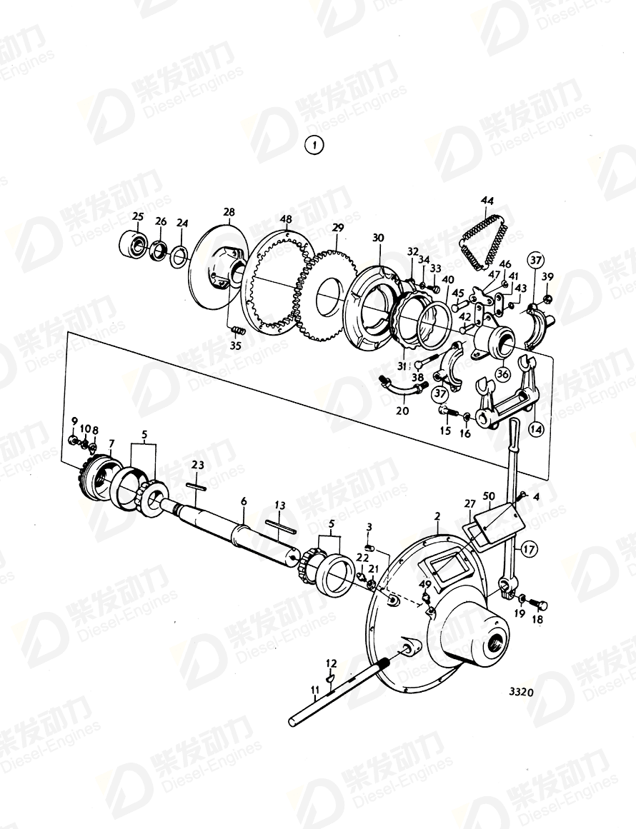 VOLVO Engaging sleeve 815376 Drawing